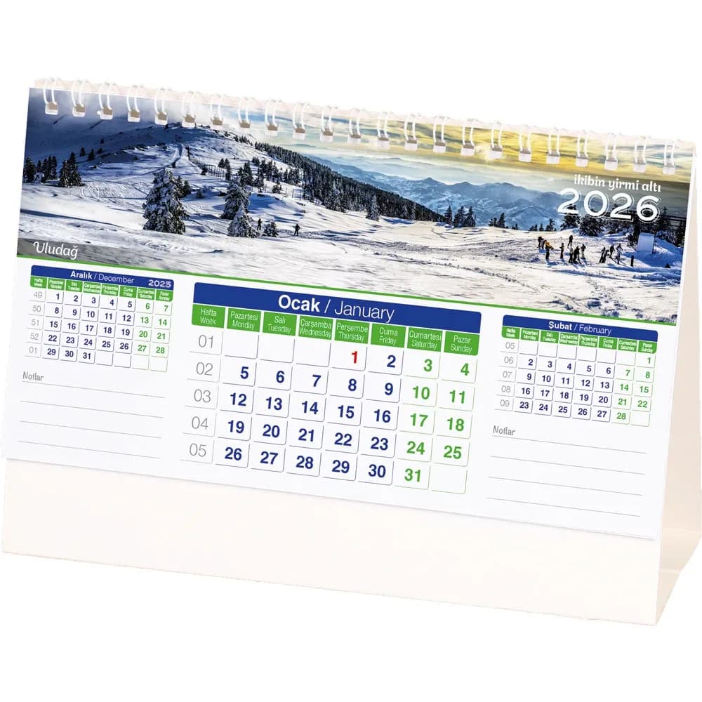 AMT-01-BR Manzara Masa Takvimi