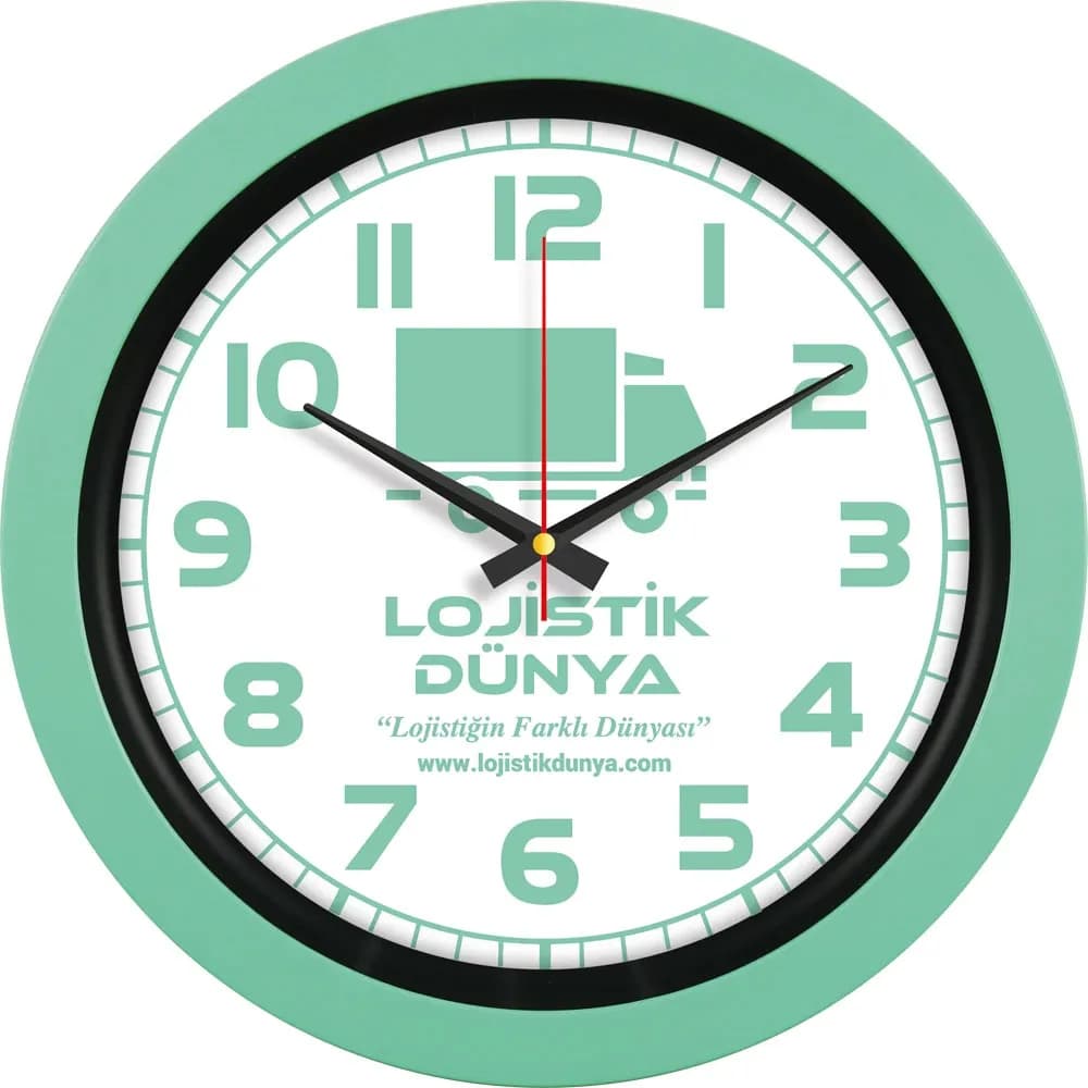 V30-346-MYSL Plastik Duvar Saati