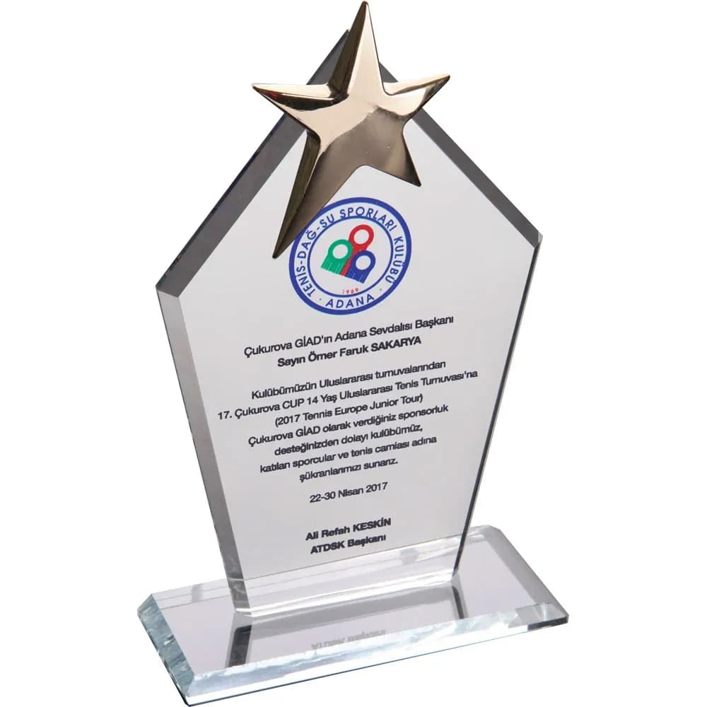 EKT-170-FM Kristal Plaket