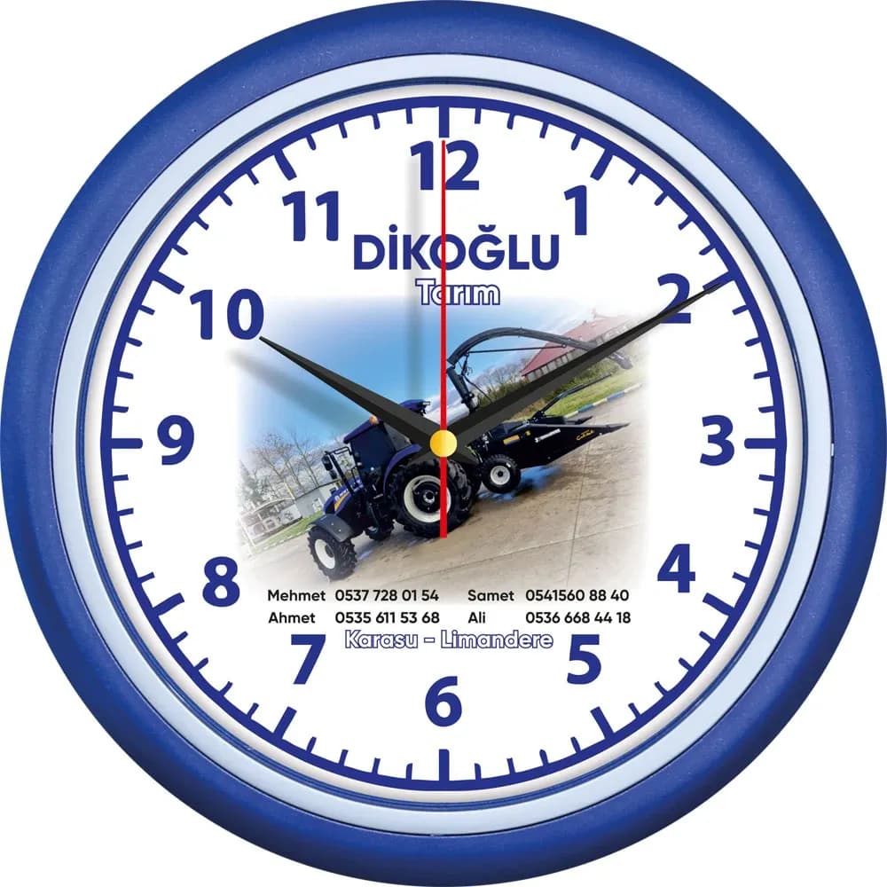 V30-510-L Plastik Duvar Saati