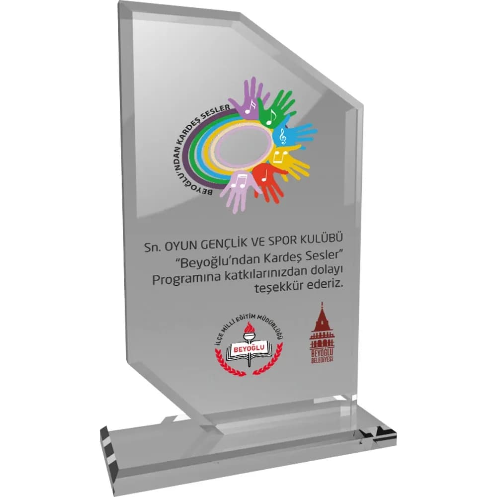 EKT-205-FM Kristal Plaket
