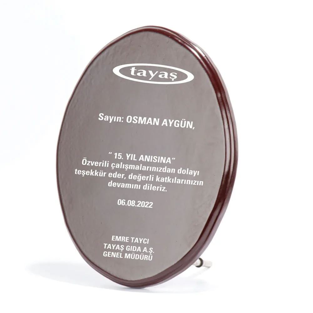 BK-77 Ahşap Plaket